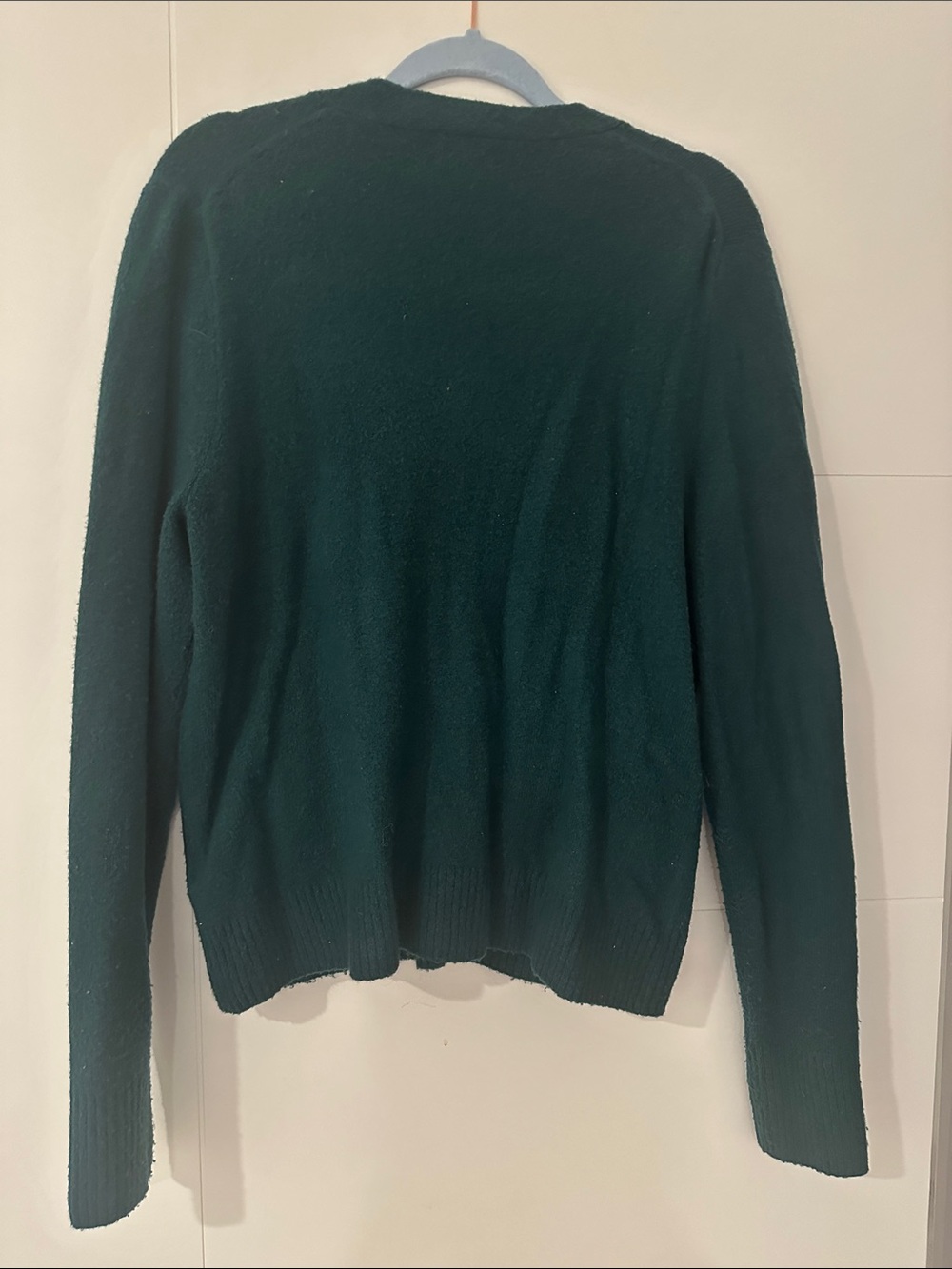 J. Crew Forest Green V-Neck Button Front Cardigan - Picture 5 of 5